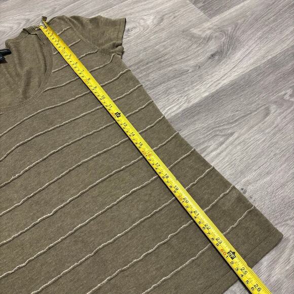 Banana Republic Short Sleeve Women's Sweater Pullover Cotton Knit  Size S - Picture 4 of 8